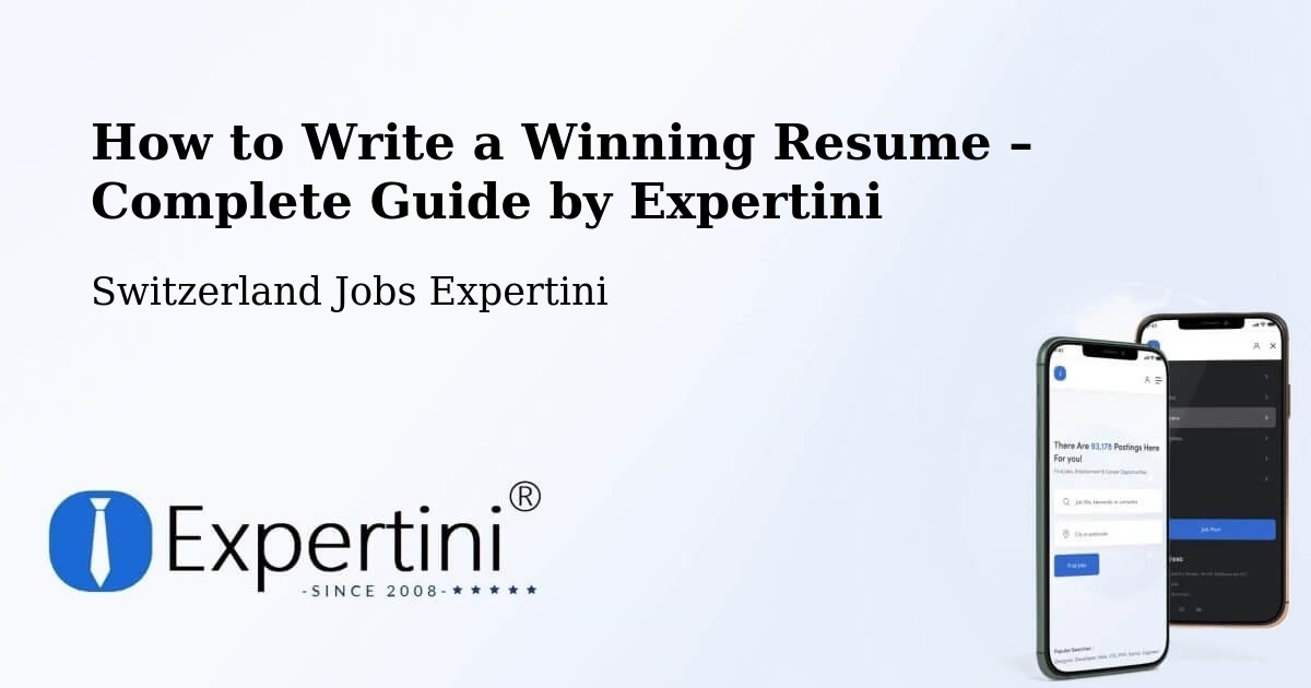 Resume Writing Guide for Job Seekers – Praroman - Praroman, Switzerland Jobs Expertini